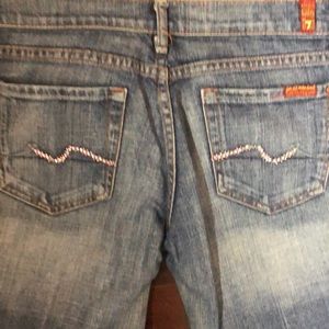 7FAMK Women’s 7 For All Mankind Jeans w/ crystals
